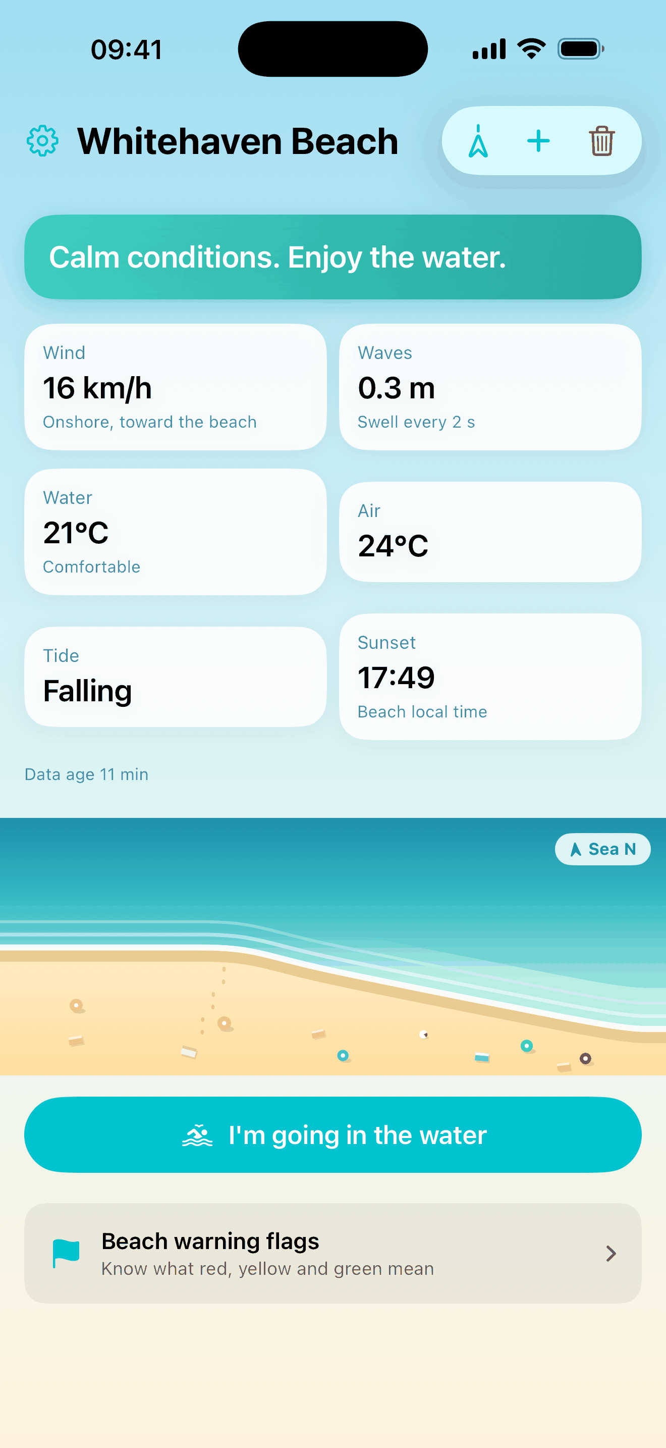 BeachSea screen